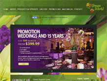 Tablet Screenshot of greenworldtx.com